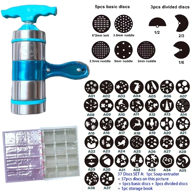 Soap Making Kit For Beginners - Soap Extruder Disks Stainless Steel Soap