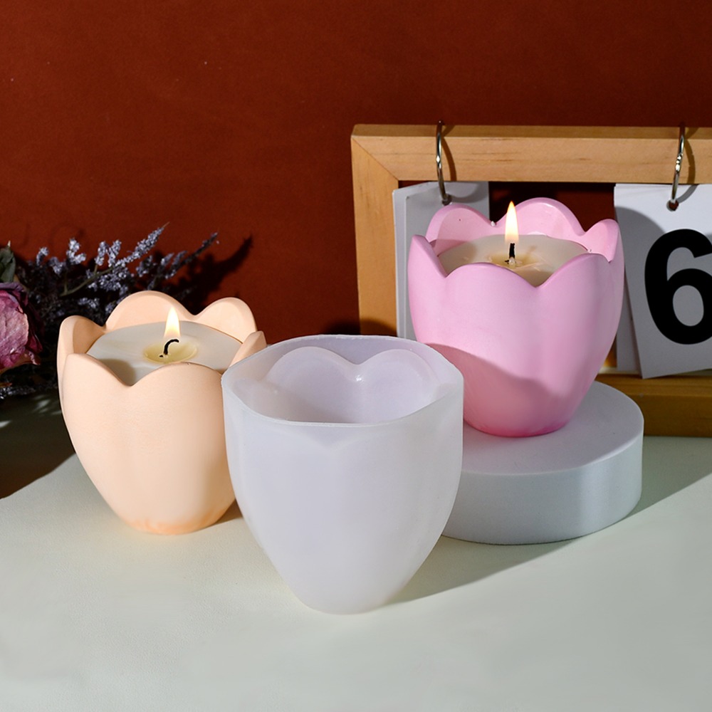 Tulip Candle Holder Silicone M - Soap Making Gifts recension och pris