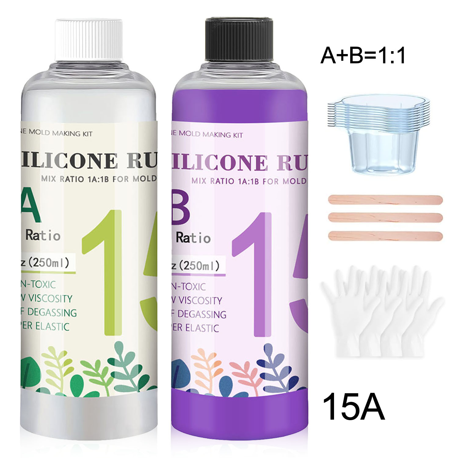 Purple Liquid Silicone Rubber  - Soap Making Kit For Beginners recension och pris