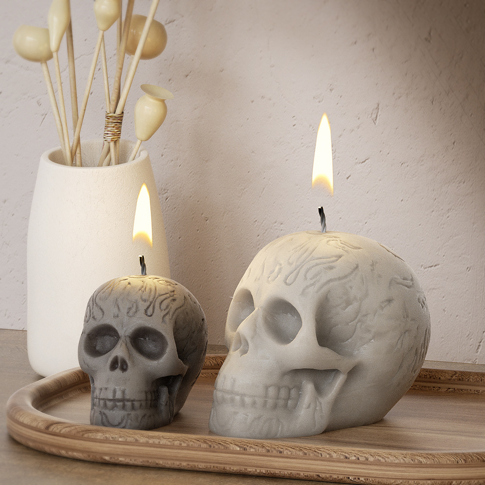 Multi Size Skull Head Silicone - Soap Making Ins recension och pris