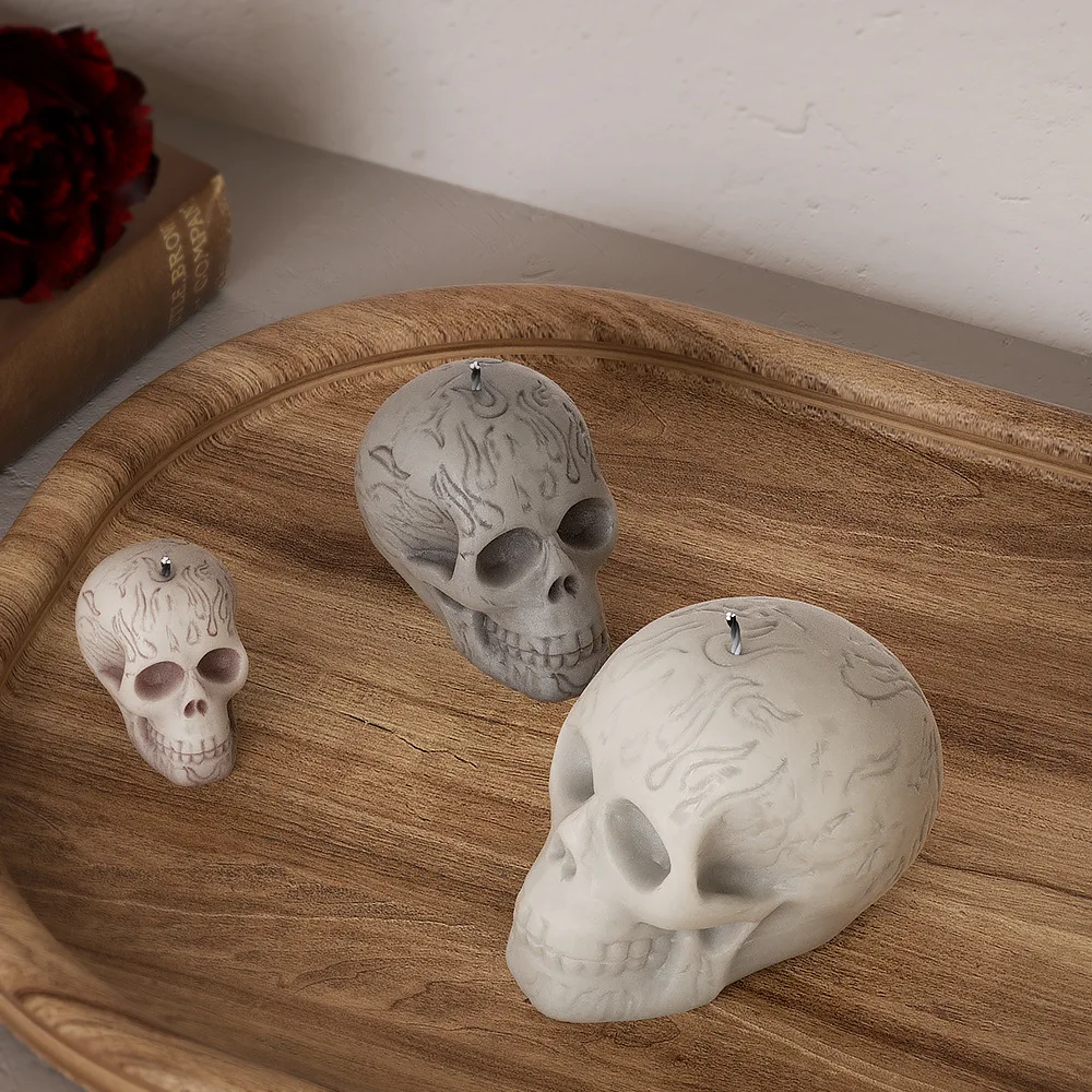 Multi Size Skull Head Silicone - Soap Making Ins recension och pris