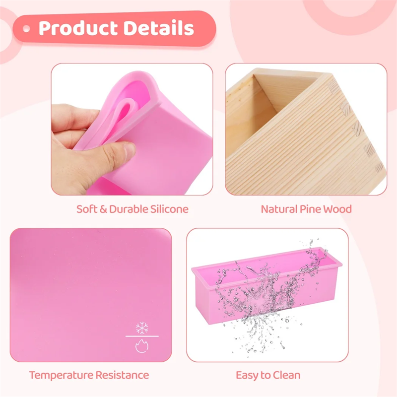 Rectangular Silicone Soap Loaf - Soap Making Kit For Beginners recension och pris