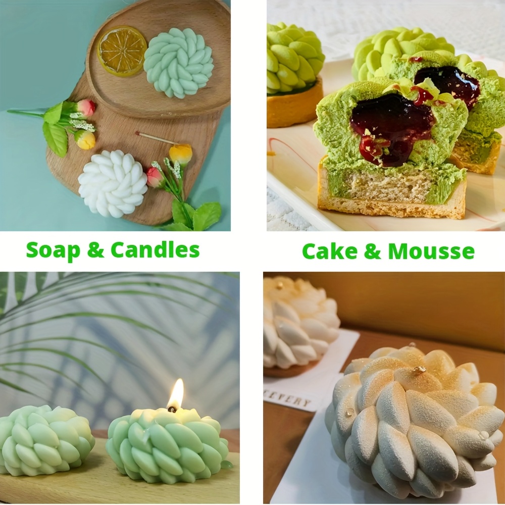 1Pc Cake Mold Santa Ana Floral - Soap Making Diy Kit recension och pris