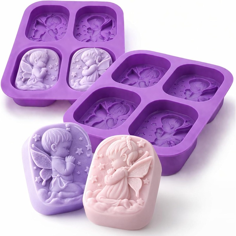 Angel Silicone Mold For Soap M - Soap Making Instructions recension och pris