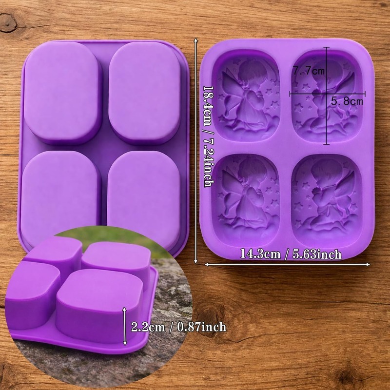 Angel Silicone Mold For Soap M - Soap Making Instructions recension och pris