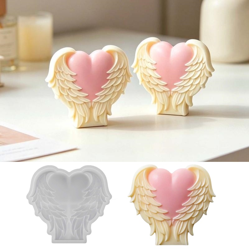 3D Love Wings Silicone Candle  - Soap Making Ins recension och pris