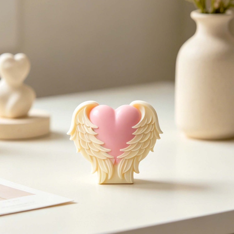3D Love Wings Silicone Candle  - Soap Making Ins recension och pris