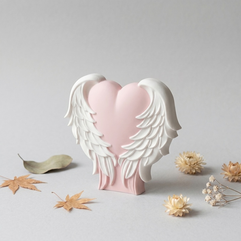 3D Love Wings Silicone Candle  - Soap Making Ins recension och pris
