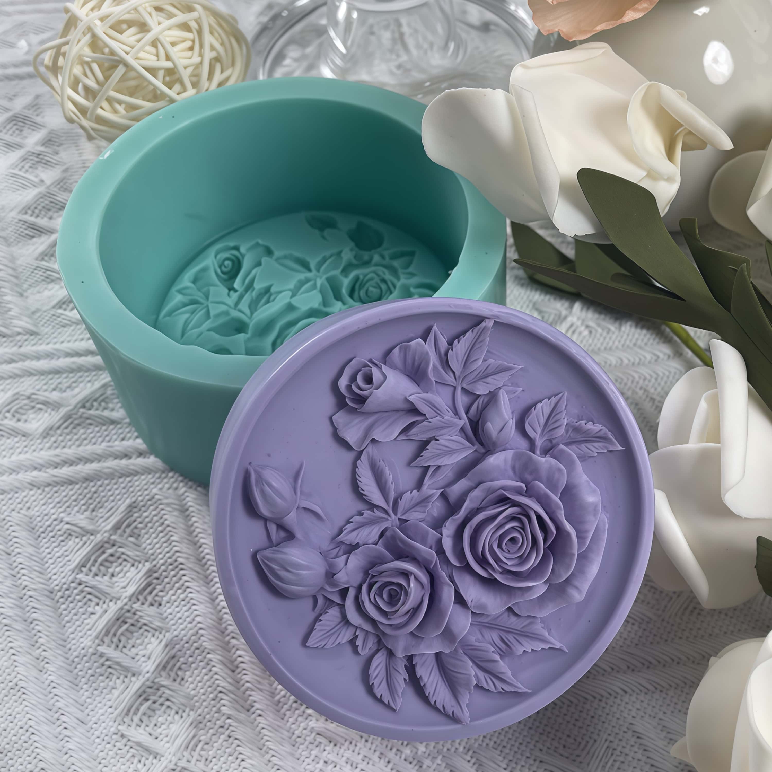 3D Rose Handmade Silicone Soap - Soap Making Instructions recension och pris