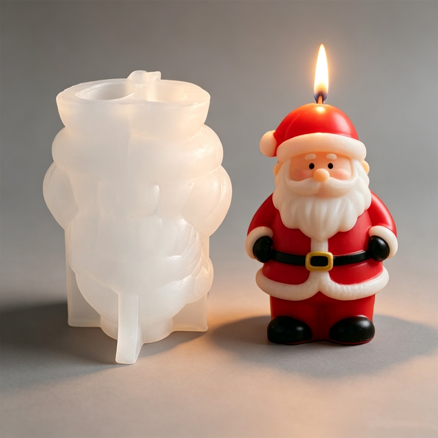 New 3D Santa Claus Silicone Ca - Soap Making Instructions recension och pris